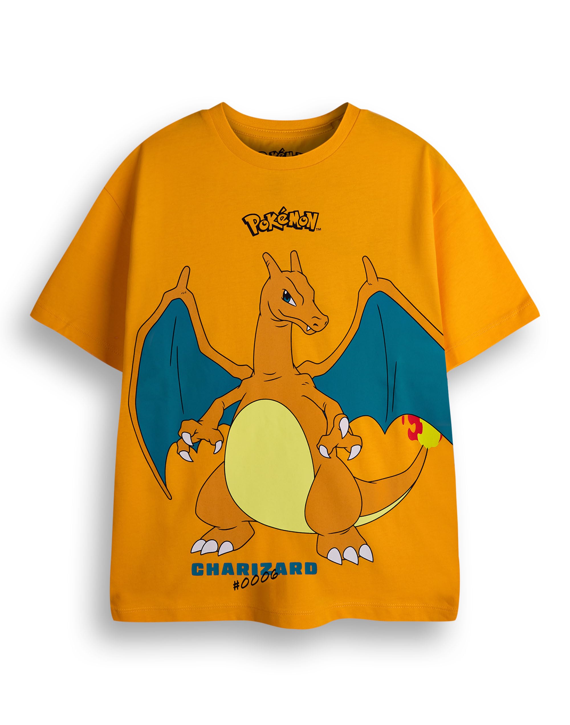 Foto 4 | Pack De Camisetas Pokémon Boys Amarillas, Naranjas Y Moradas X3 - Venta Internacional.