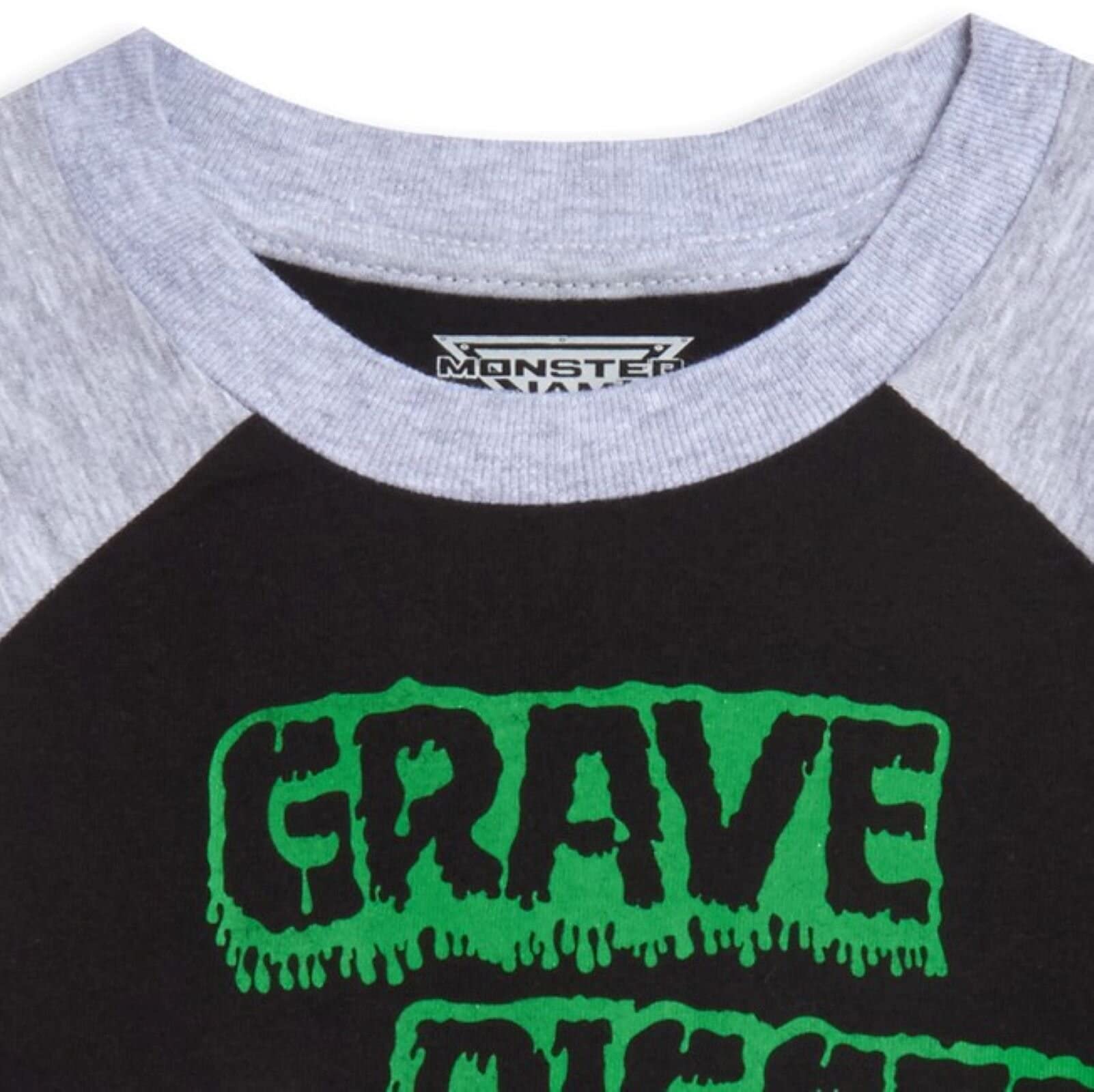Foto 5 pulgar | Camiseta Monster Jam De Manga Larga Para Niños Pequeños, Paquete De 2, Talla 6 - Venta Internacional.