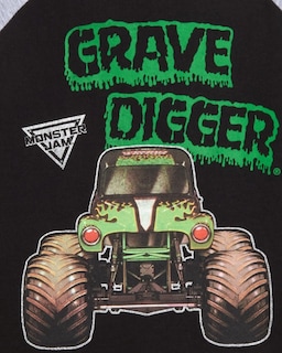 Foto 6 | Camiseta Monster Jam De Manga Larga Para Niños Pequeños, Paquete De 2, Talla 6 - Venta Internacional.