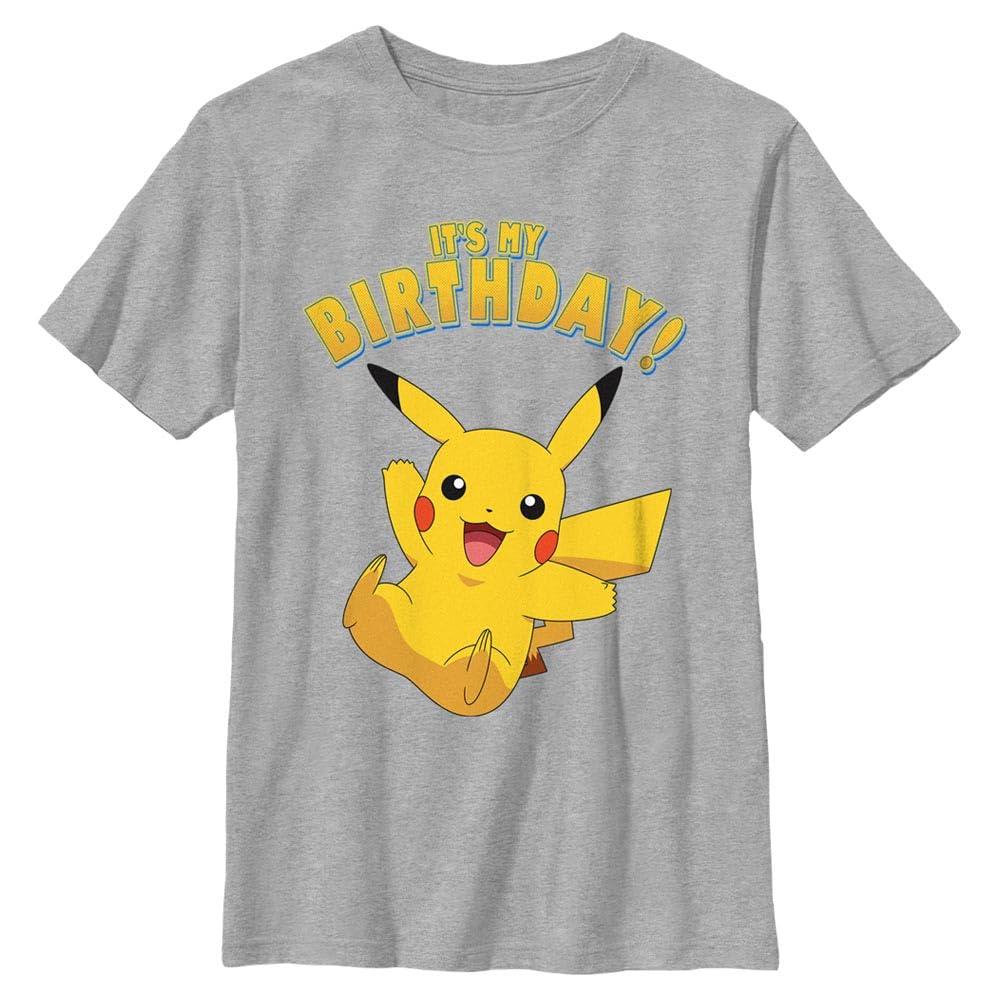 Camiseta De Fiesta De Cumpleaños De Pokémon Pikka Para Niños, Talla Xl - Venta Internacional.
