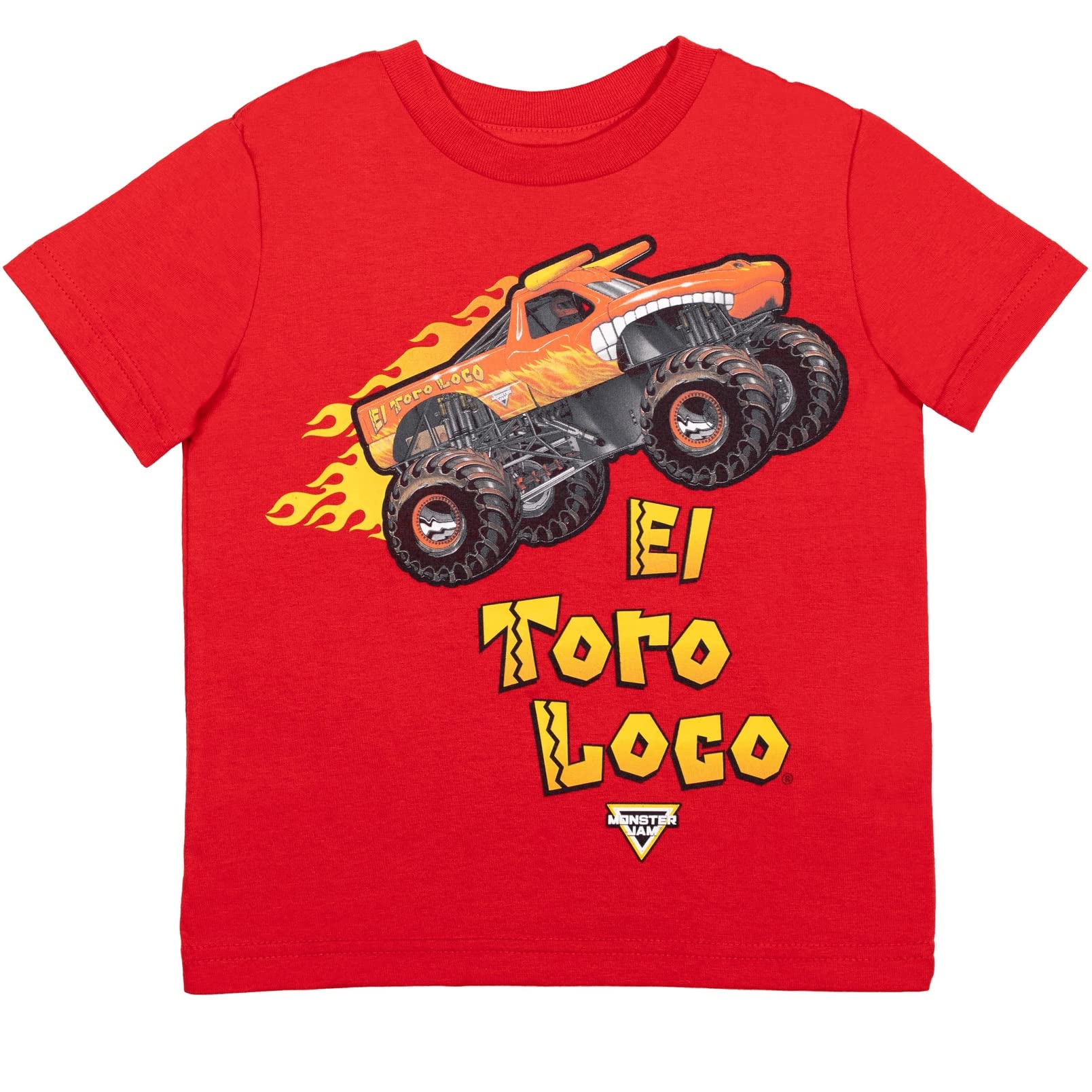 Foto 2 | Camiseta Monster Jam El Toro Loco Grave Digger Megalodon 6 Years - Venta Internacional.