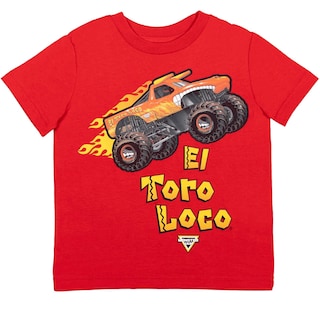 Foto 2 | Camiseta Monster Jam El Toro Loco Grave Digger Megalodon 6 Years - Venta Internacional.