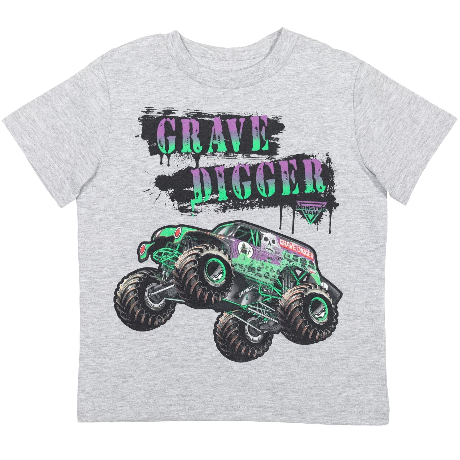 Foto 3 | Camiseta Monster Jam El Toro Loco Grave Digger Megalodon 6 Years - Venta Internacional.