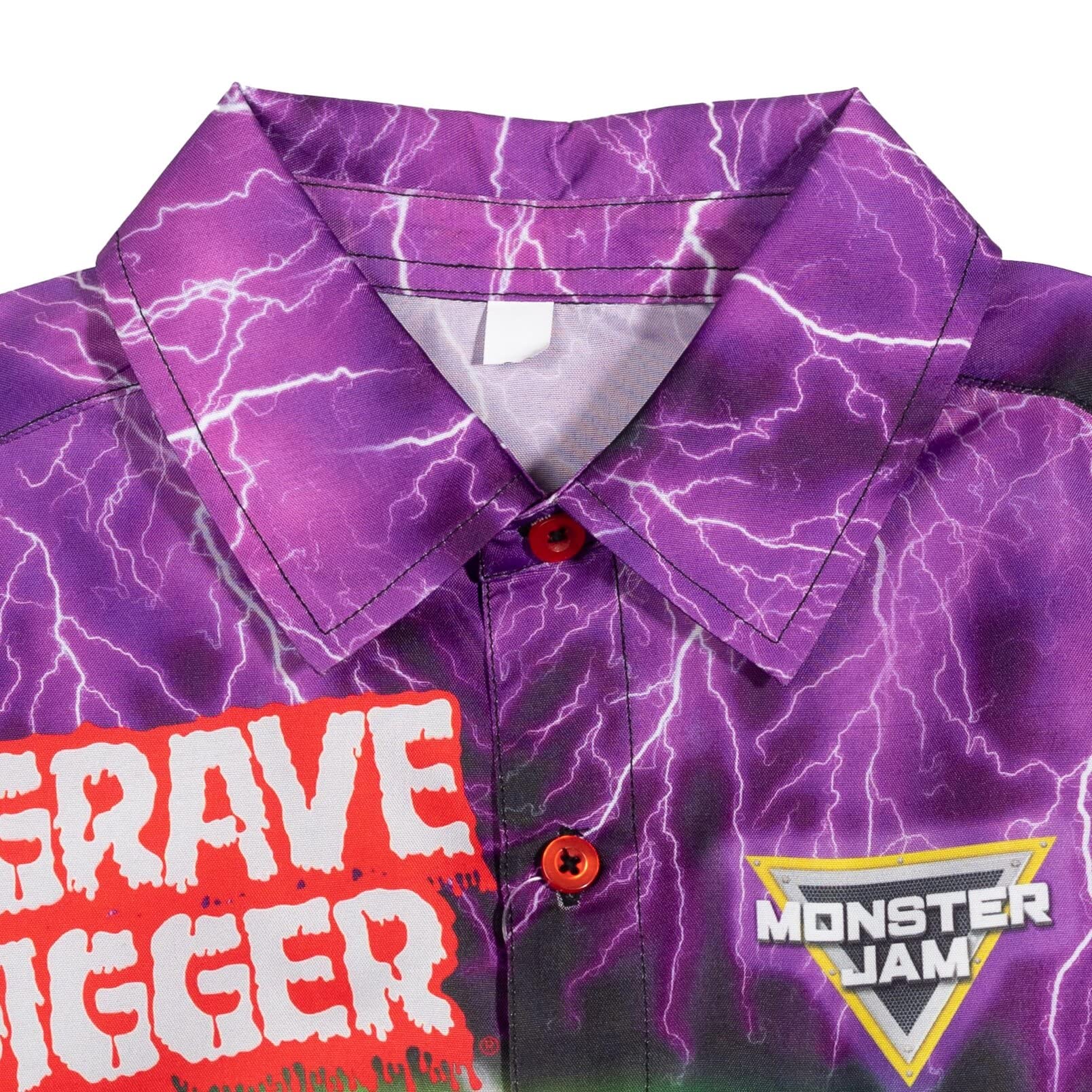 Foto 5 pulgar | Camiseta Monster Jam Trucks Grave Digger Para Niños Pequeños De 6 Años - Venta Internacional.