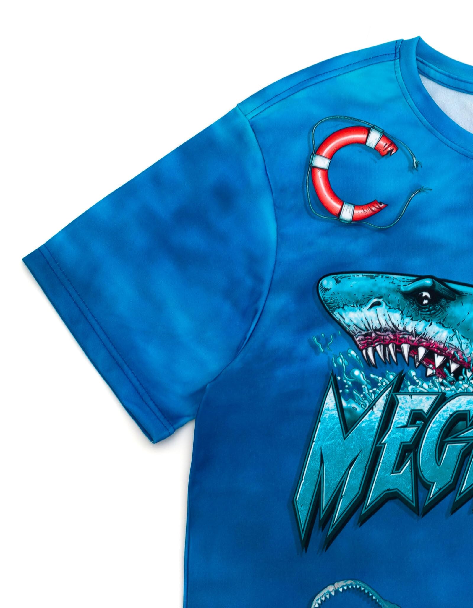 Foto 4 pulgar | Camiseta Monster Jam Megalodon Monster Truck Para Niños Pequeños - Venta Internacional.