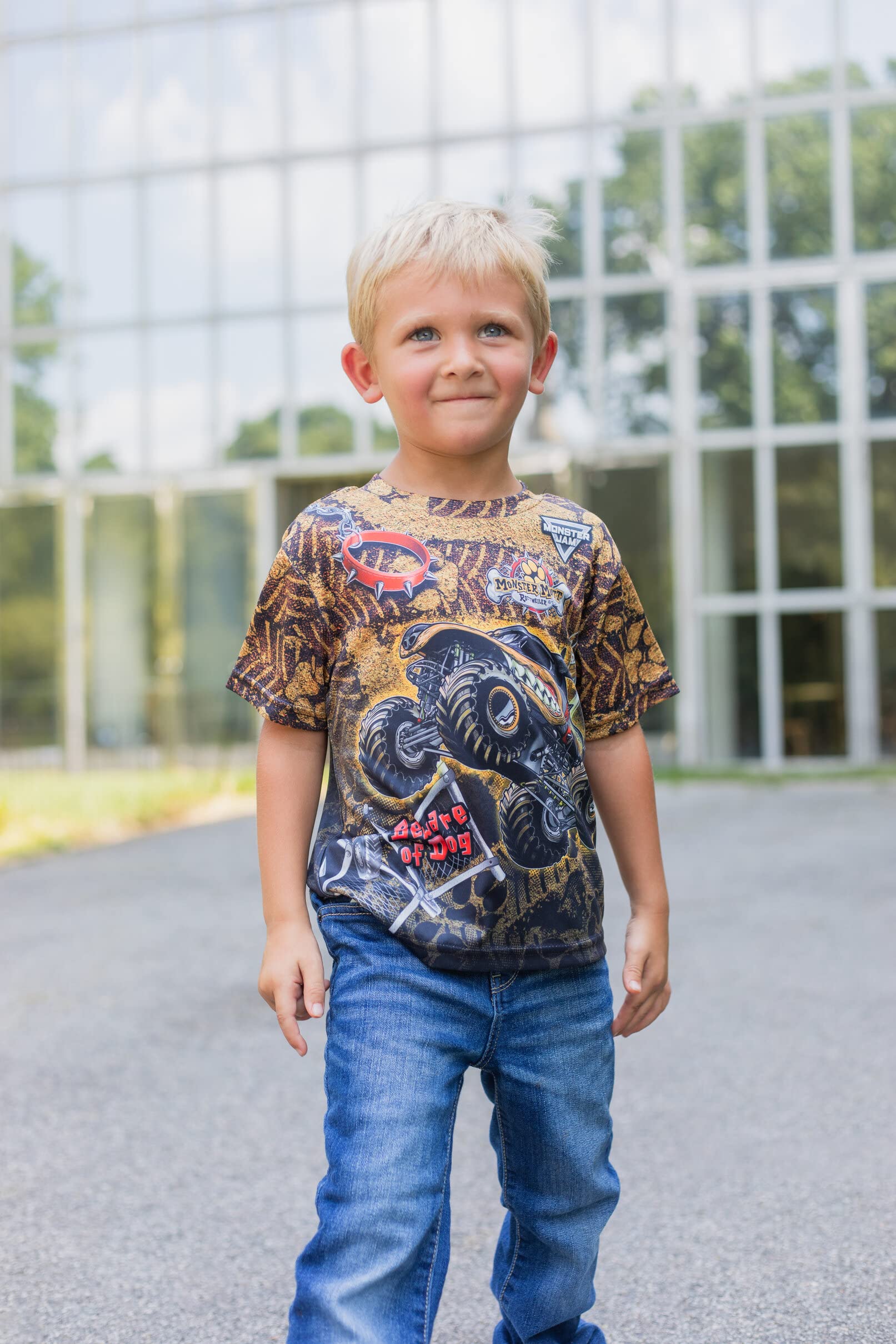 Foto 4 pulgar | Camiseta Monster Jam Monster Mutt Brown Para Niños Talla 6 - Venta Internacional.