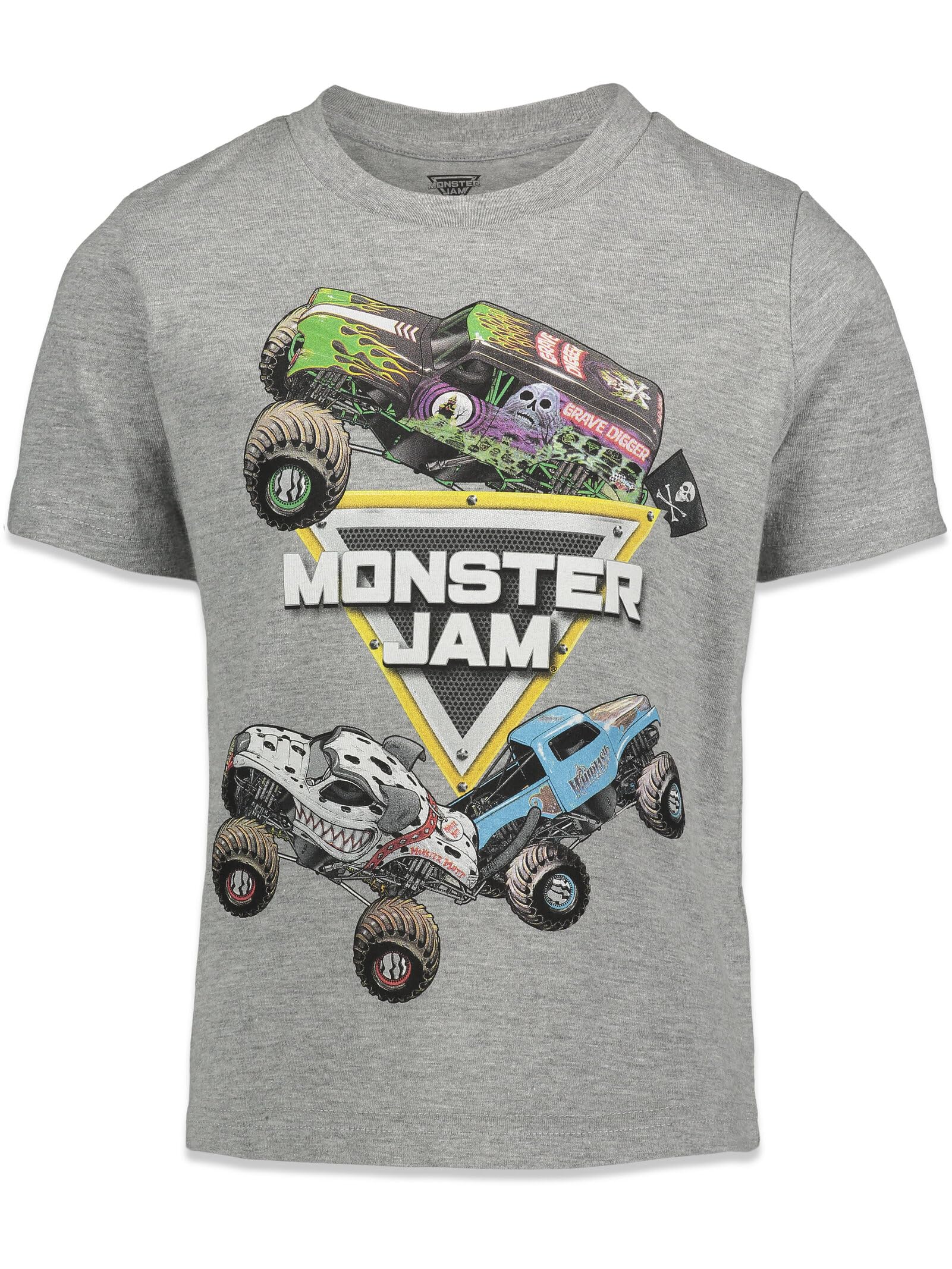 Foto 6 pulgar | Pack De 3 Camisetas Monster Jam Big Boys, Color Negro/rojo/gris, Talla 8 - Venta Internacional.