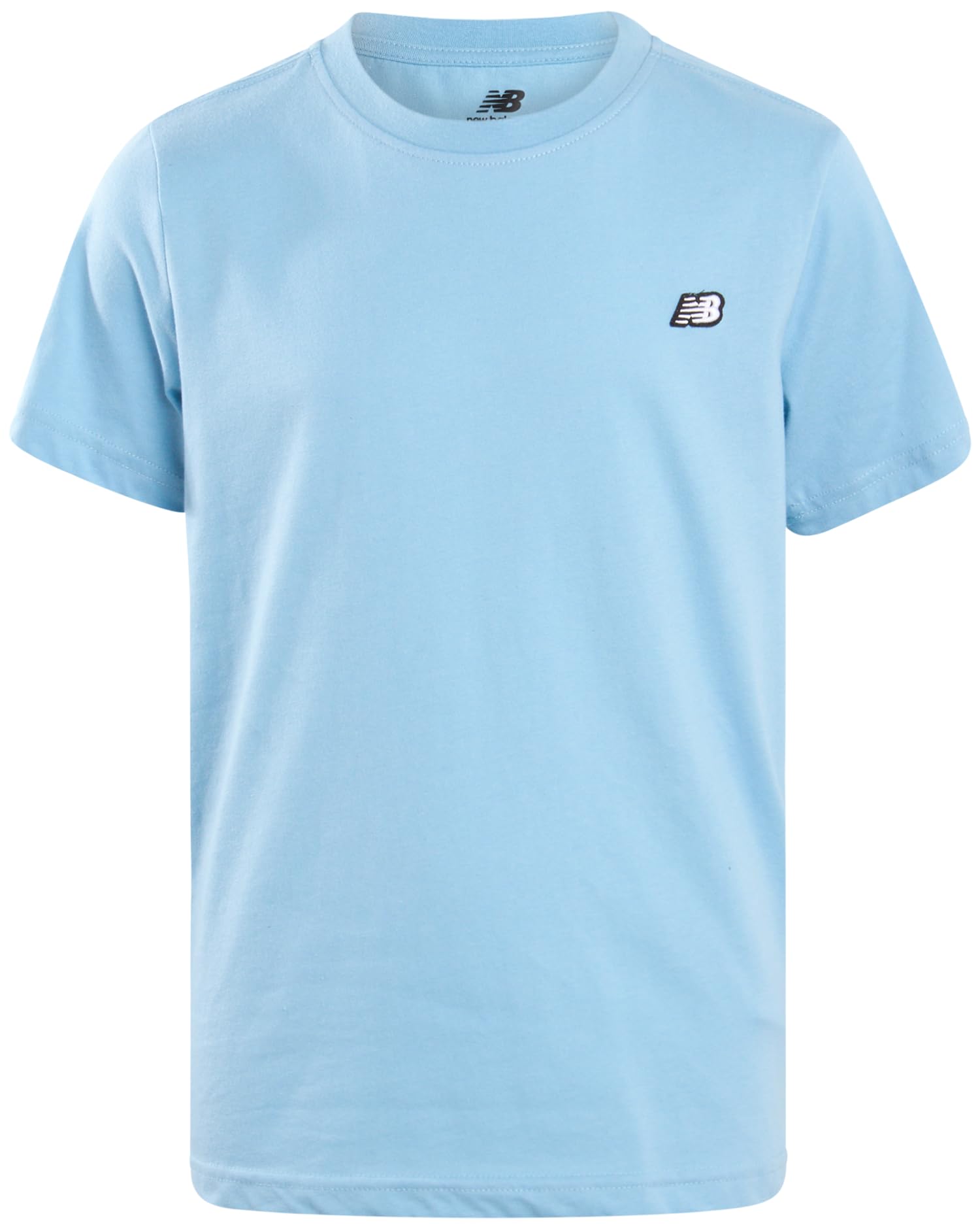 Foto 2 pulgar | Camiseta New Balance Para Niños, Clásica, Algodón, Manga Corta, Azul 8 - Venta Internacional.