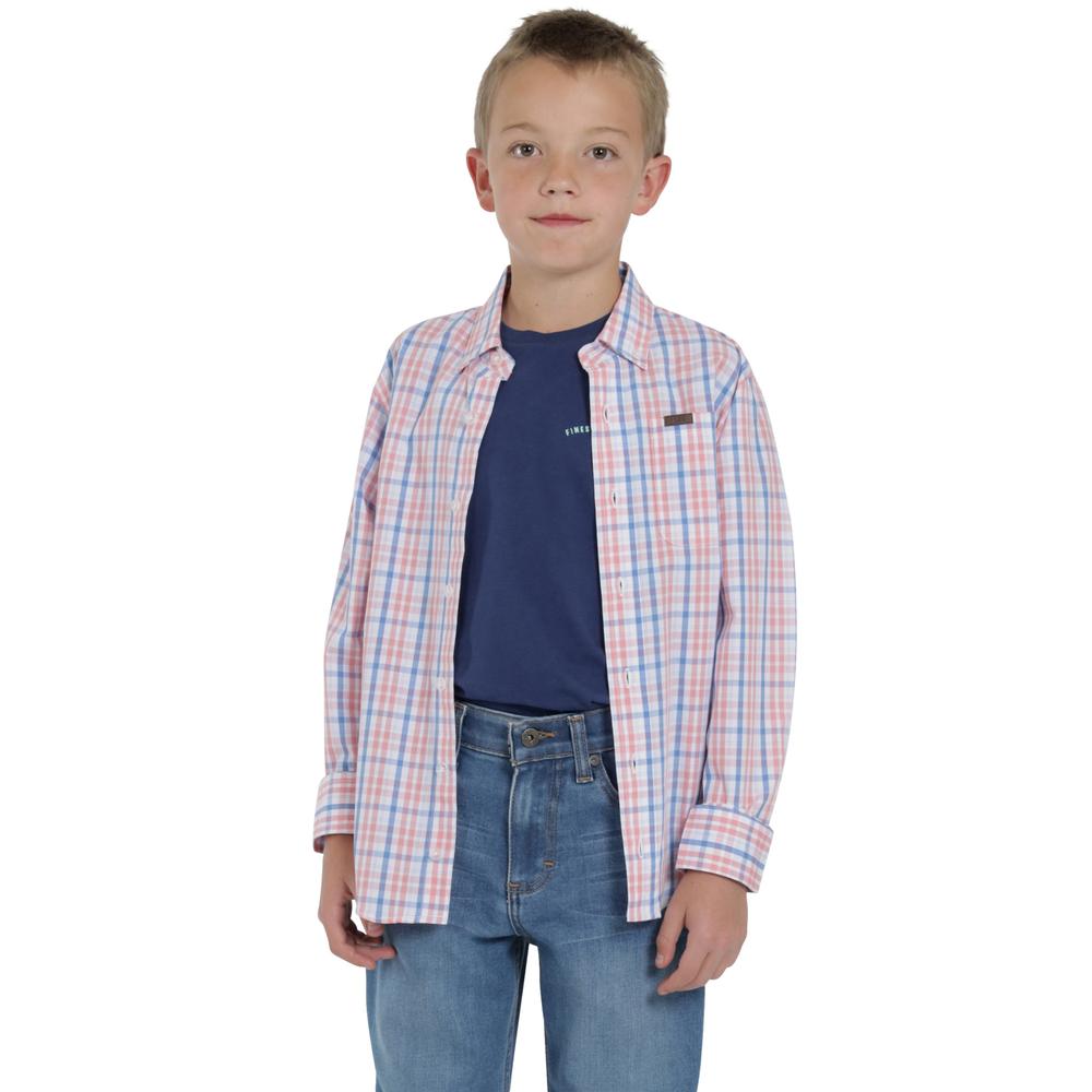 Foto 2 pulgar | Camisa Lee Niño Vintage Slim Fit Manga Larga 248 Rosa