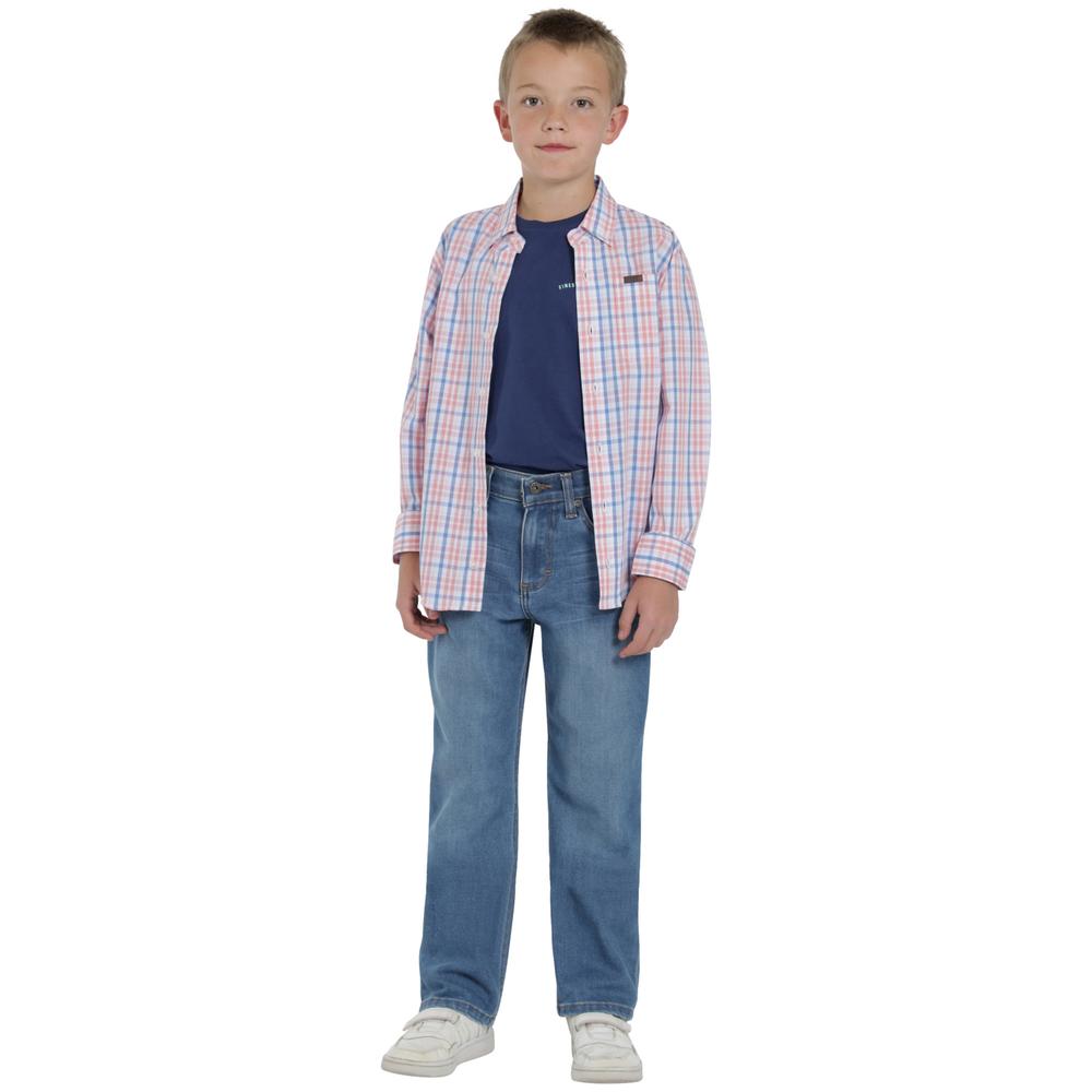 Foto 5 pulgar | Camisa Lee Niño Vintage Slim Fit Manga Larga 248 Rosa