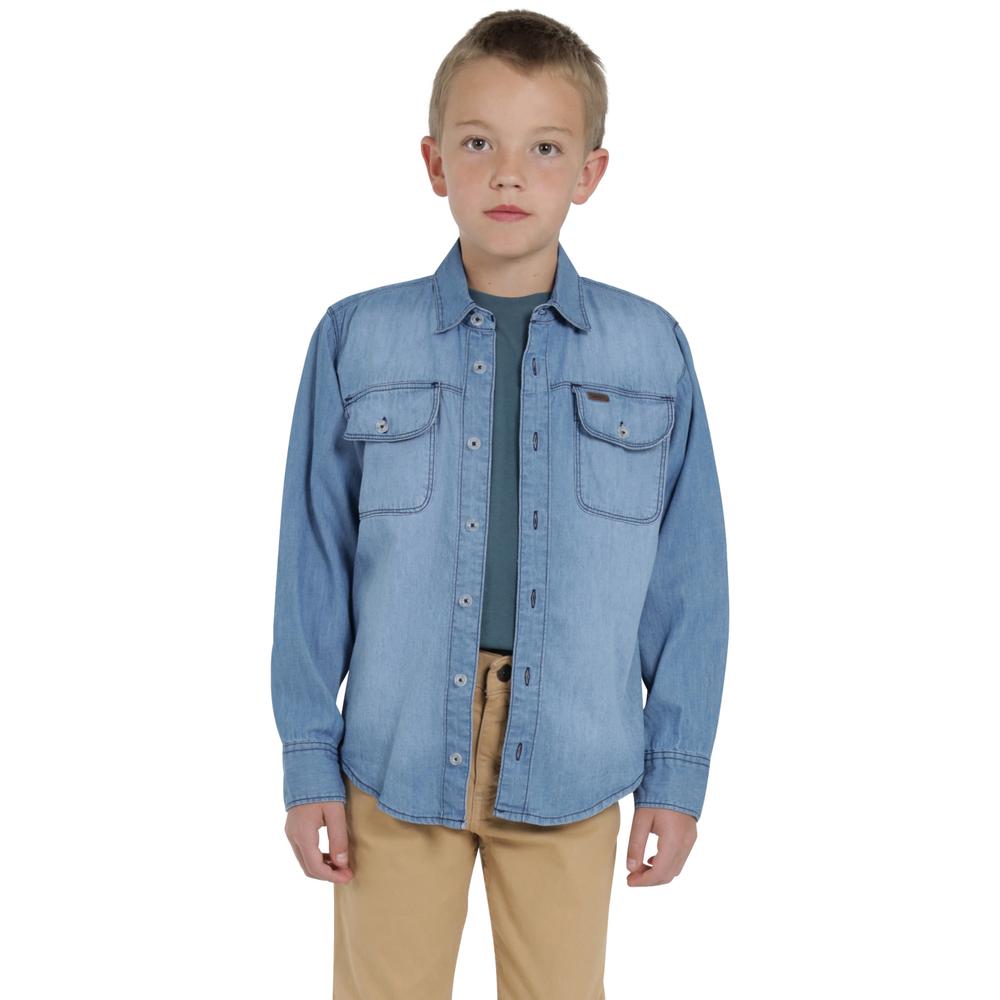 Foto 2 pulgar | Camisa Lee Niño Vintage Slim Fit 250 Azul