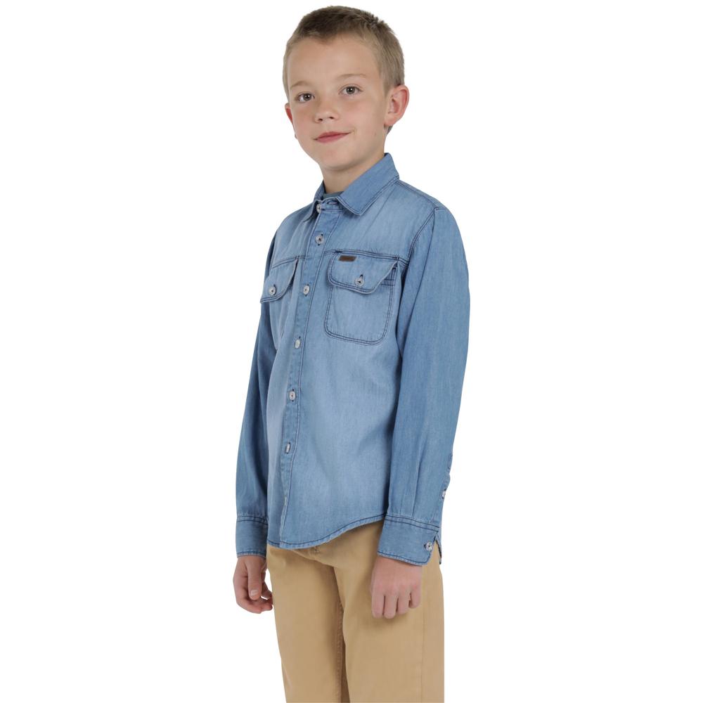 Foto 3 pulgar | Camisa Lee Niño Vintage Slim Fit 250 Azul