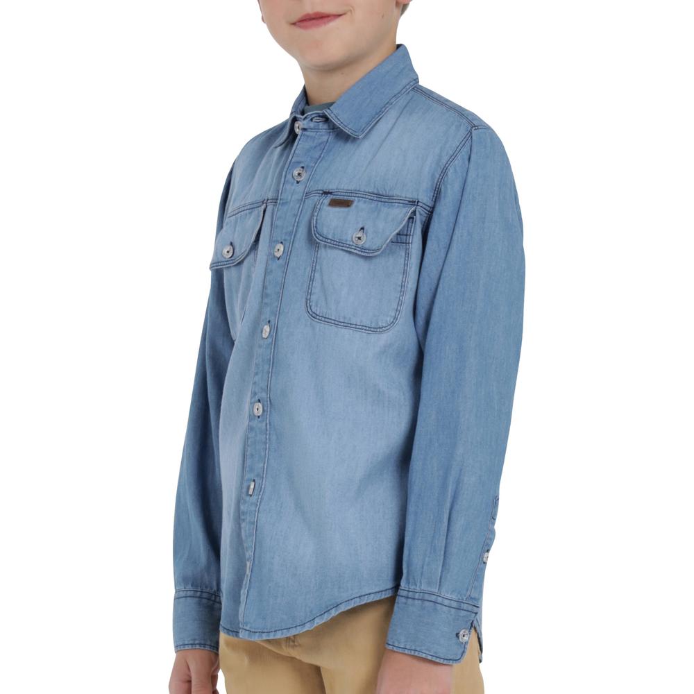 Foto 6 pulgar | Camisa Lee Niño Vintage Slim Fit 250 Azul