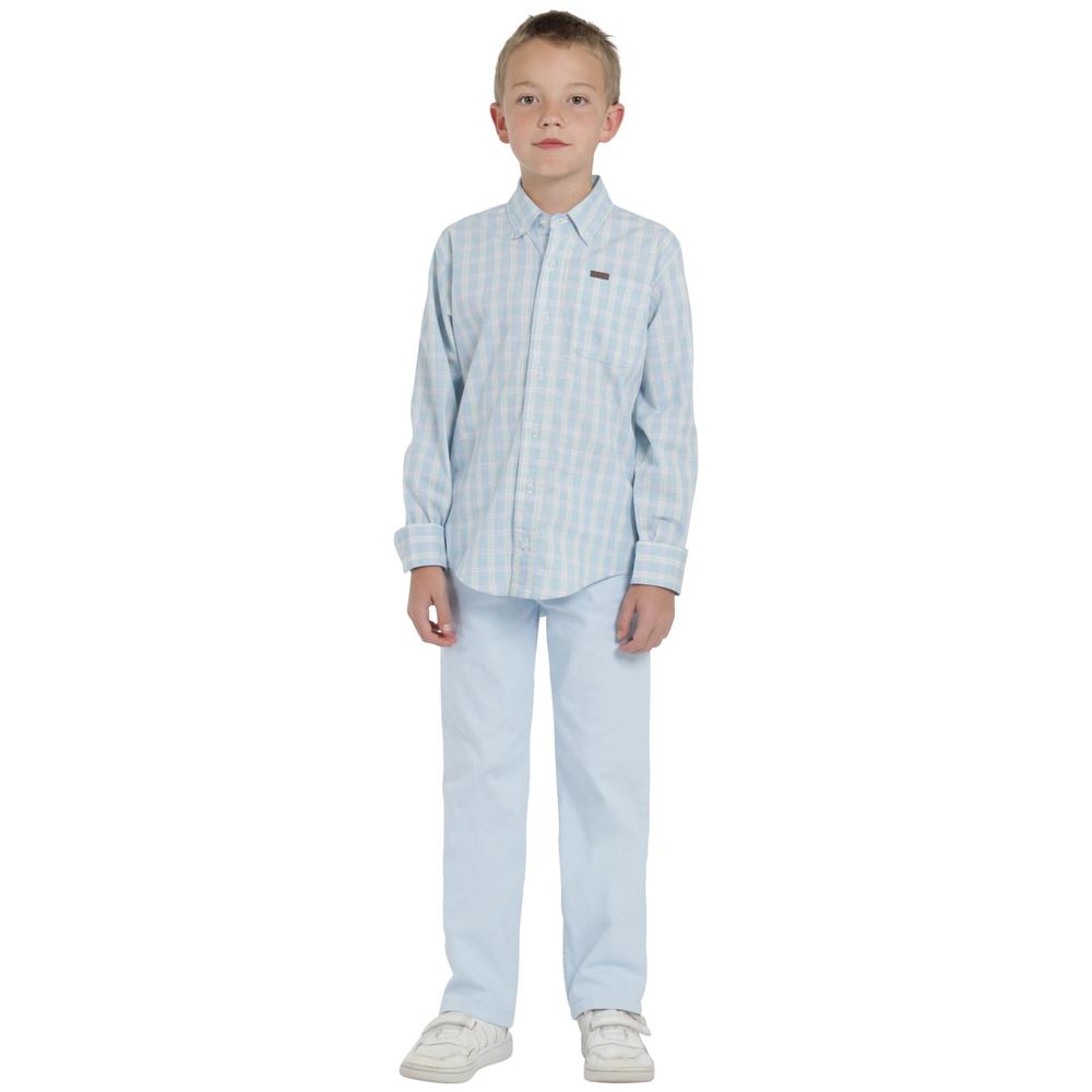 Foto 5 pulgar | Camisa Lee  Vintage Slim Fit Manga Larga 247 Verde para Niño