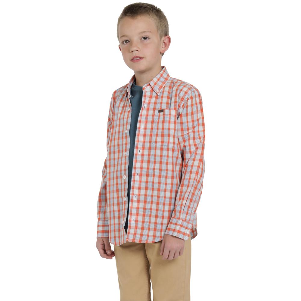 Foto 3 pulgar | Camisa Lee Vintage Slim Fit Manga Larga 249 Roja para Niño