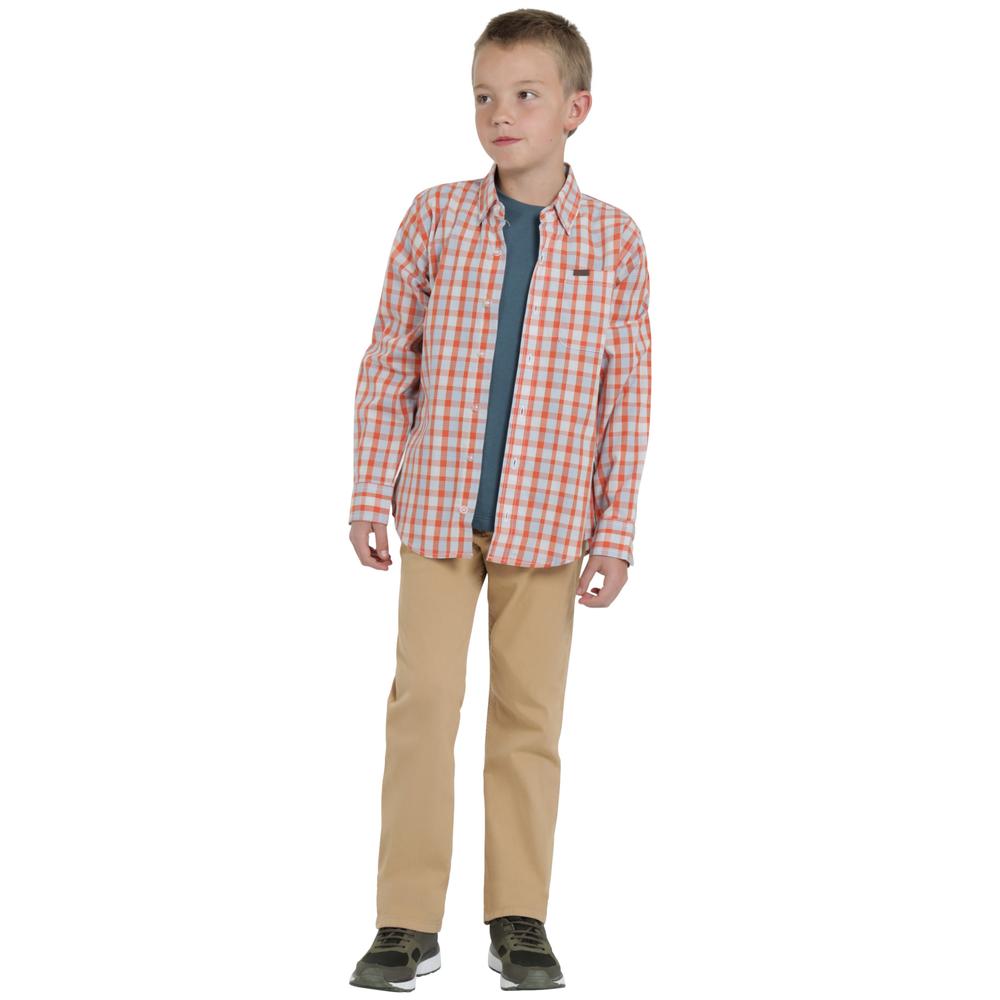 Foto 5 pulgar | Camisa Lee Vintage Slim Fit Manga Larga 249 Roja para Niño