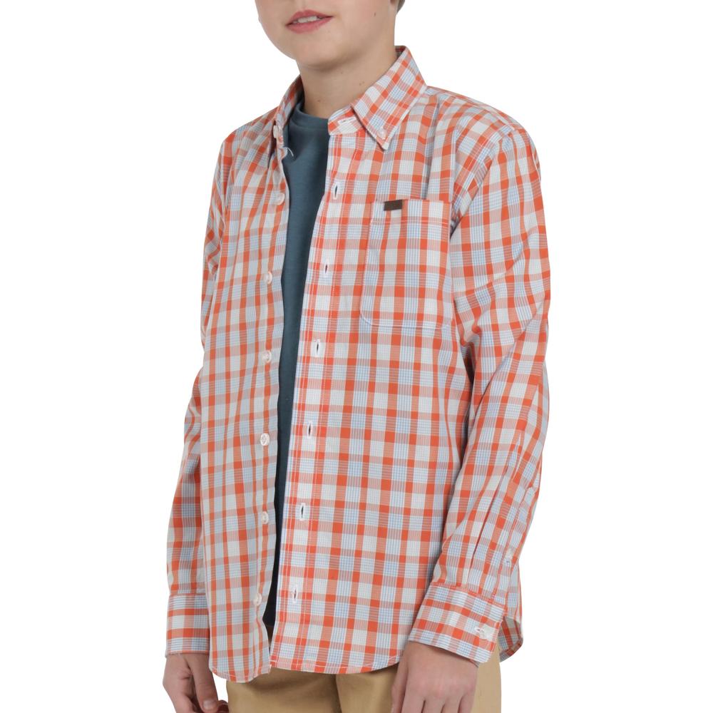 Foto 6 pulgar | Camisa Lee Vintage Slim Fit Manga Larga 249 Roja para Niño