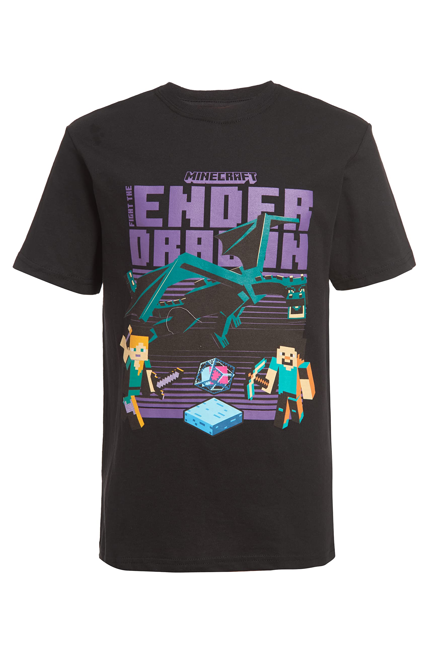 Foto 3 | Set De Ropa Minecraft Creeper Grid Para Niños, 3 Piezas, Talla 8 - Venta Internacional.