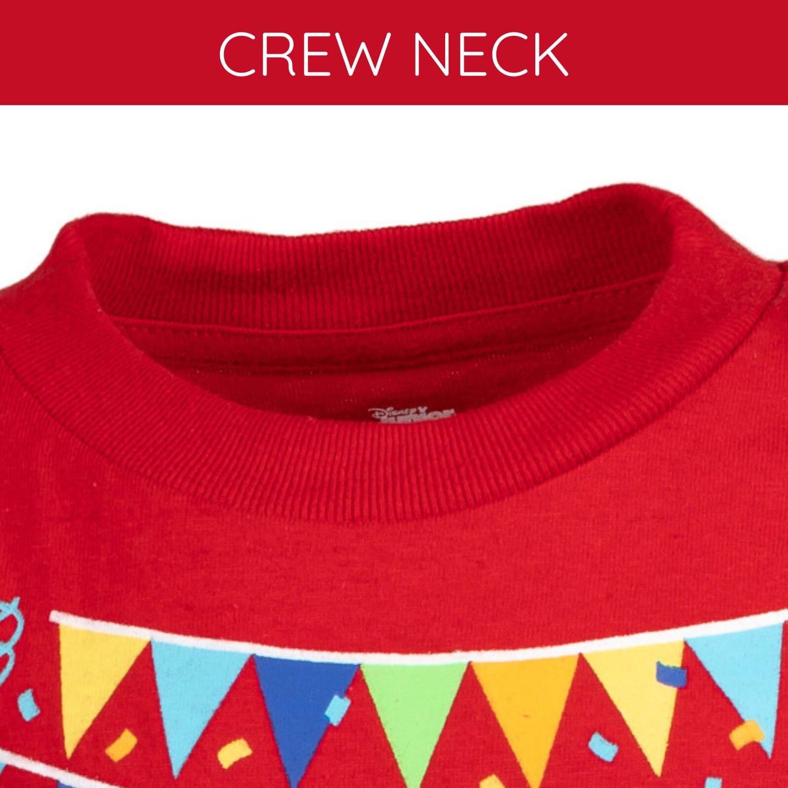 Foto 6 pulgar | Camiseta Disney Mickey Mouse Birthday Boy Roja Para Niños De 6 Años - Venta Internacional.