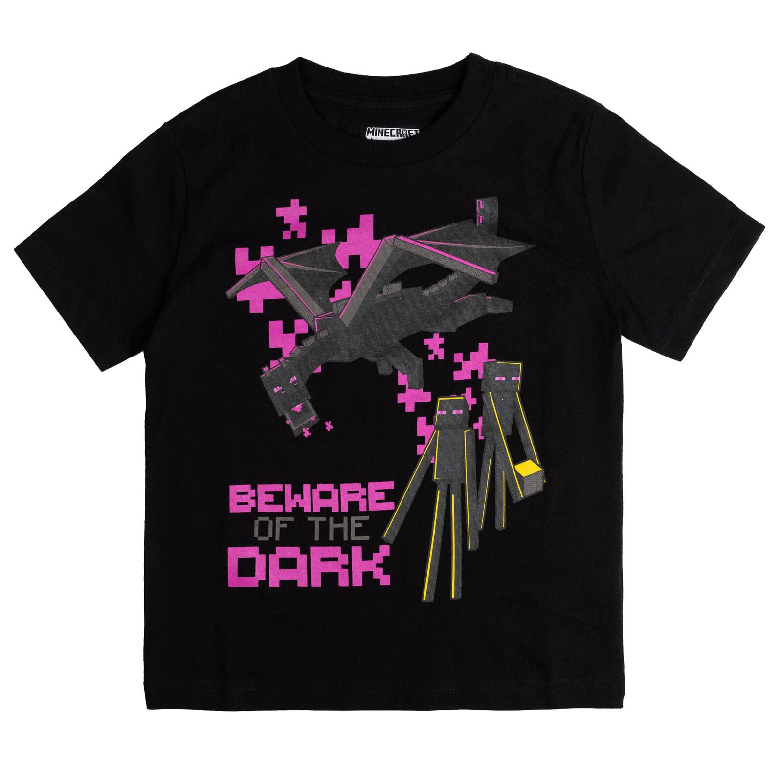 Foto 6 pulgar | Camiseta Minecraft Mobs Creeper Skeleton Enderman Para Niños De 6 Años - Venta Internacional.