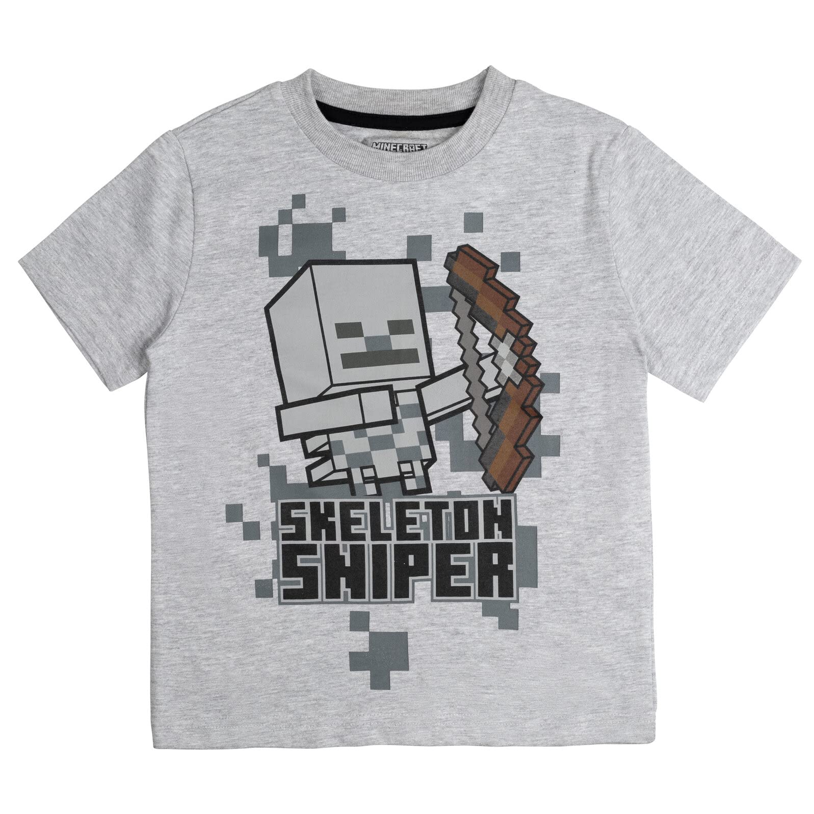 Foto 7 pulgar | Camiseta Minecraft Mobs Creeper Skeleton Enderman Para Niños De 6 Años - Venta Internacional.