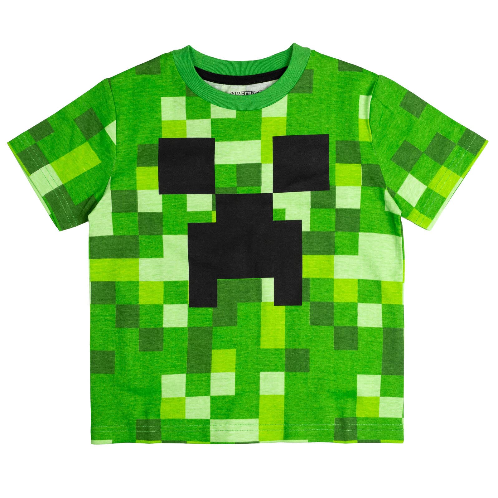 Foto 8 pulgar | Camiseta Minecraft Mobs Creeper Skeleton Enderman Para Niños De 6 Años - Venta Internacional.