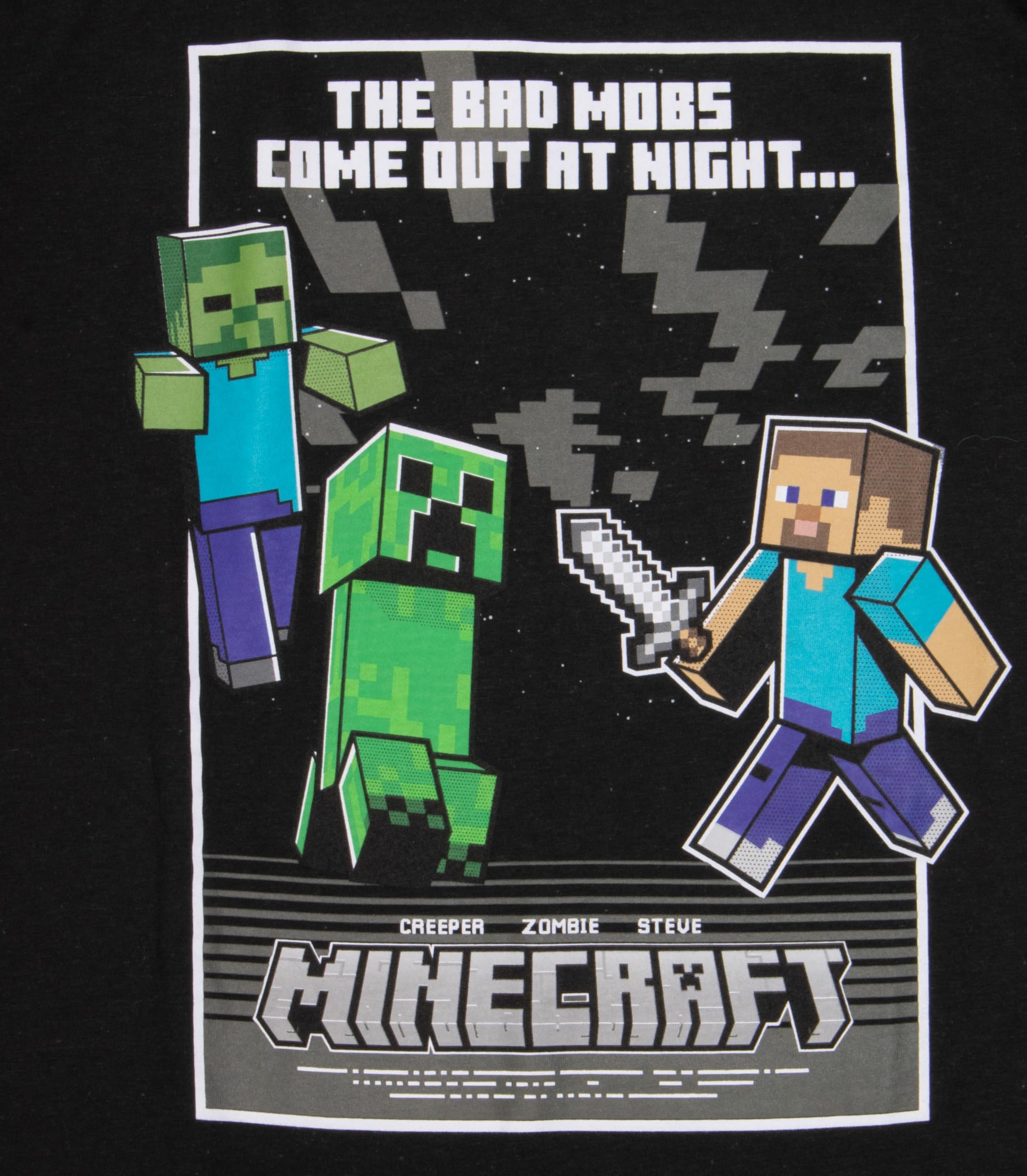 Foto 4 pulgar | Set De Ropa Minecraft Creeper Grid Para Niños, 3 Piezas, Talla 18 - Venta Internacional.