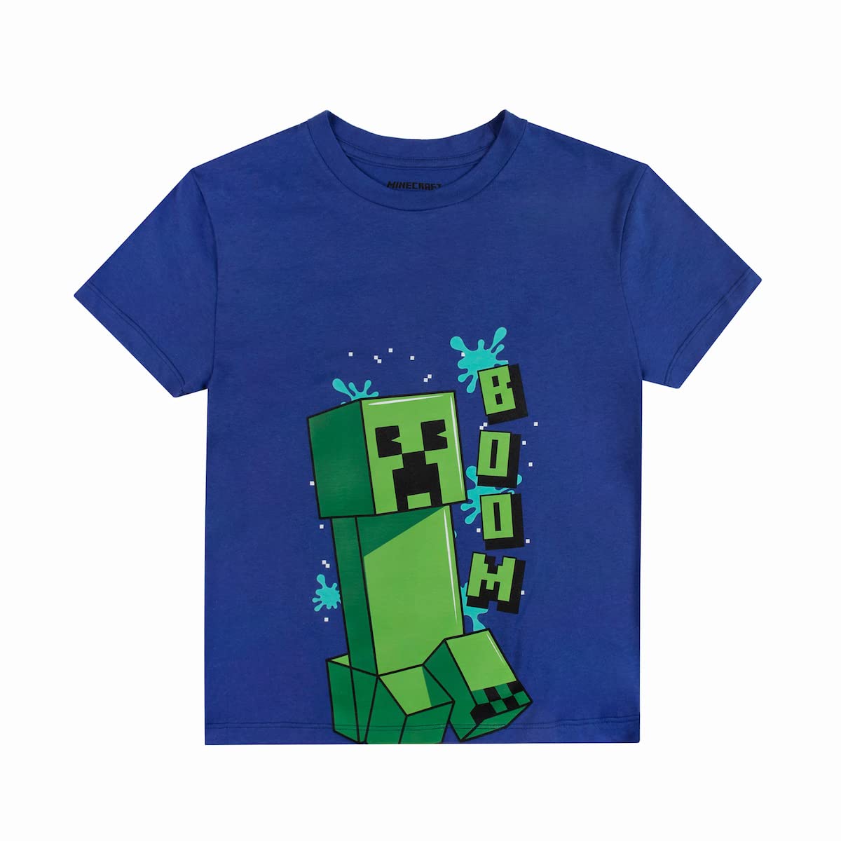 Foto 5 pulgar | Camiseta Bioworld Minecraft Creepers And Character Heads - Venta Internacional.
