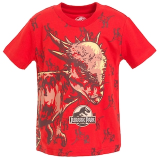 Foto 3 | Camiseta Jurassic World Con Diseño De Dinosaurio Para Niños Pequeños, Paquete De 4, 6 Años - Venta Internacional.