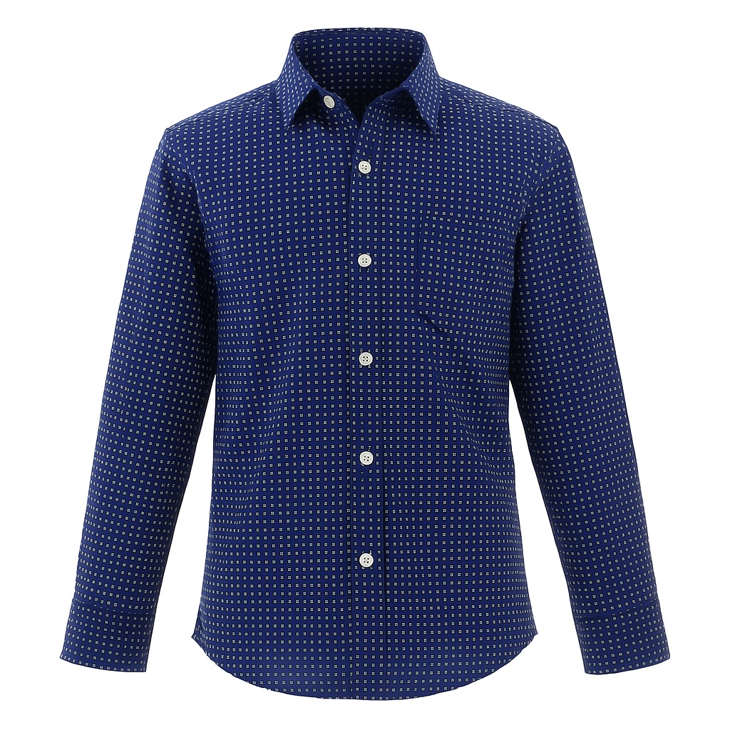 Foto 2 pulgar | Camisa Para Niño Chicos Olé 3680 Azul Manga Larga