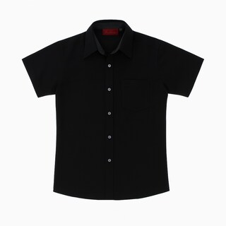 Foto 1 | Camisa Para Niño Chicos Olé 3683 Negra Manga Corta