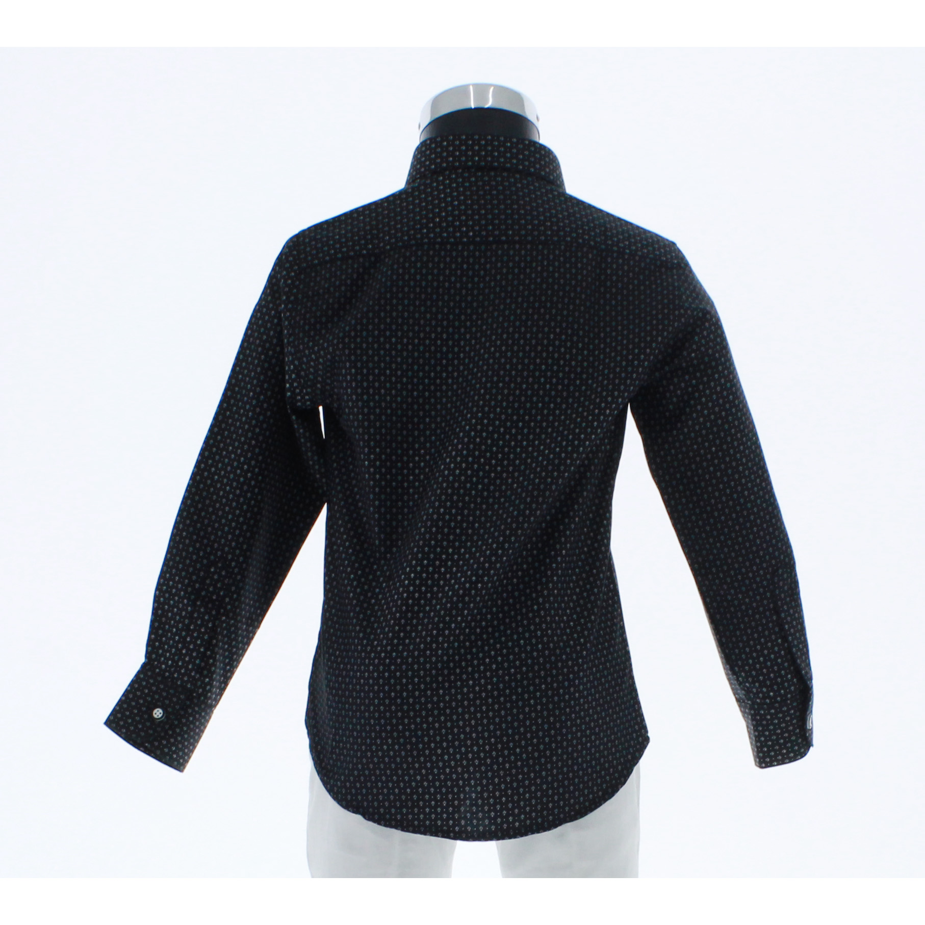 Foto 4 pulgar | Camisa Para Niño Chicos Olé 3679 Negra Manga Larga