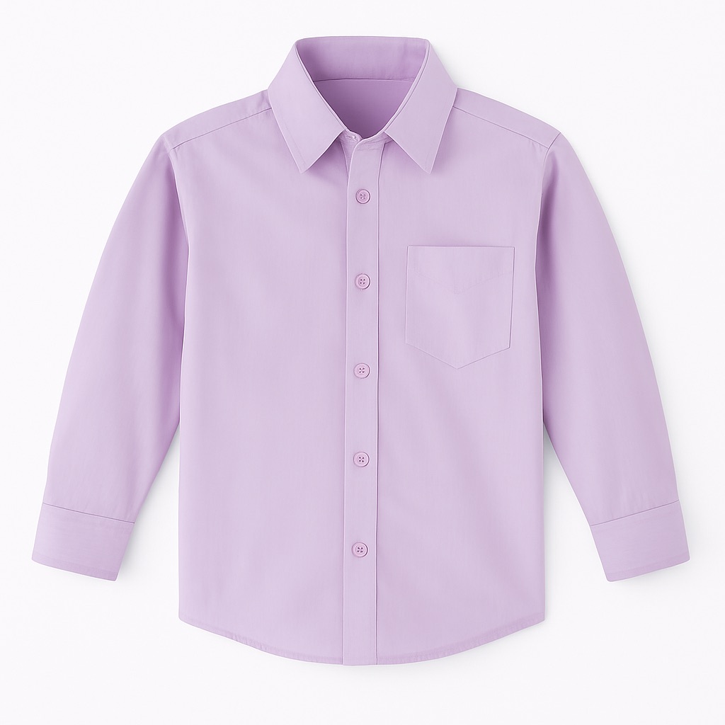 Foto 2 pulgar | Camisa Para Niño Chicos Olé 3587 Lila Manga Larga