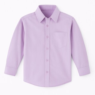 Foto 1 | Camisa Para Niño Chicos Olé 3587 Lila Manga Larga
