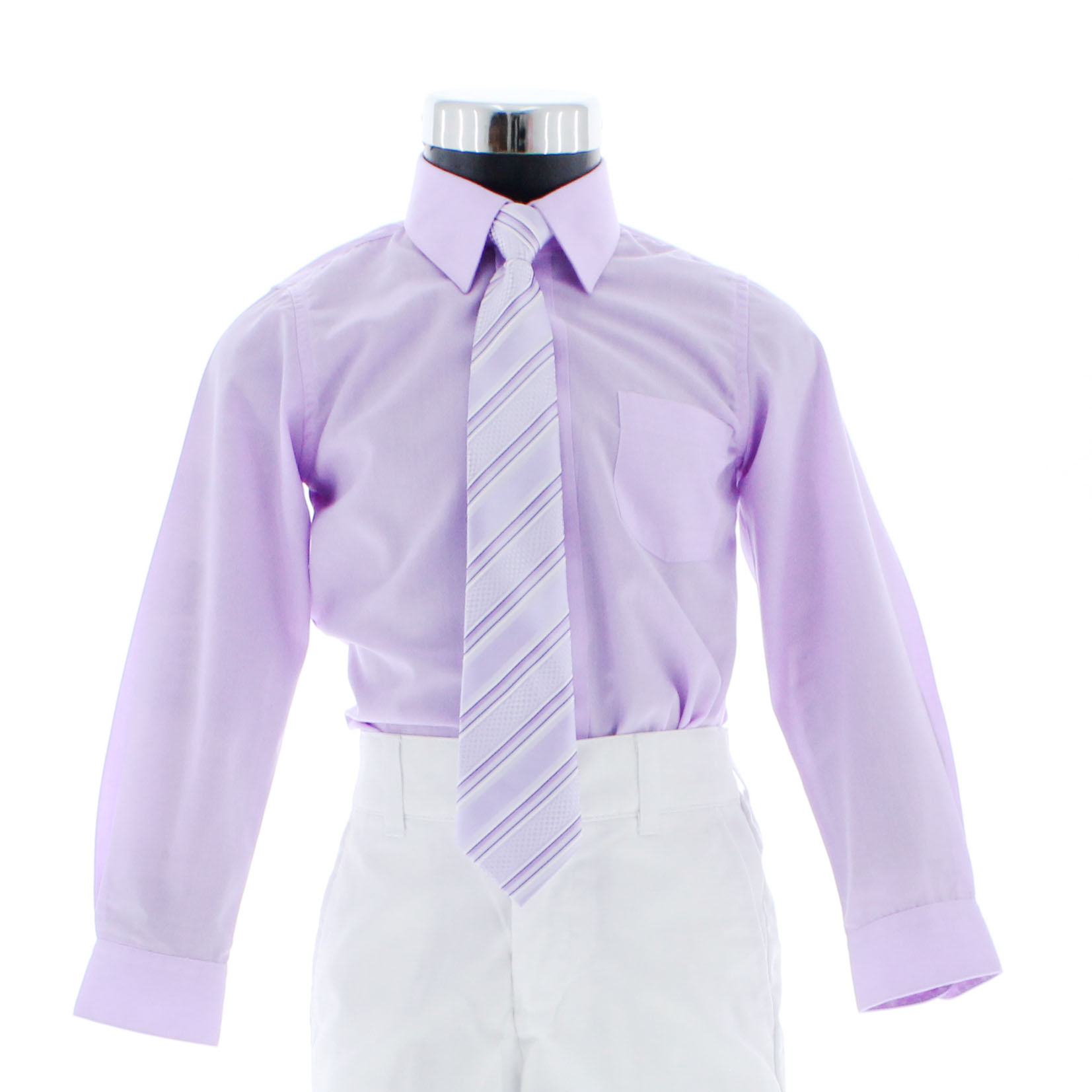 Foto 5 pulgar | Camisa Para Niño Chicos Olé 3587 Lila Manga Larga