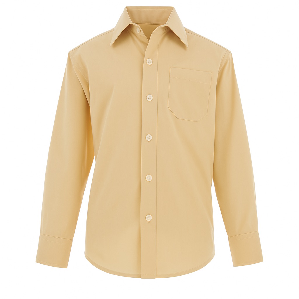 Foto 2 pulgar | Camisa Para Niño Chicos Olé 3605 Beige Manga Larga