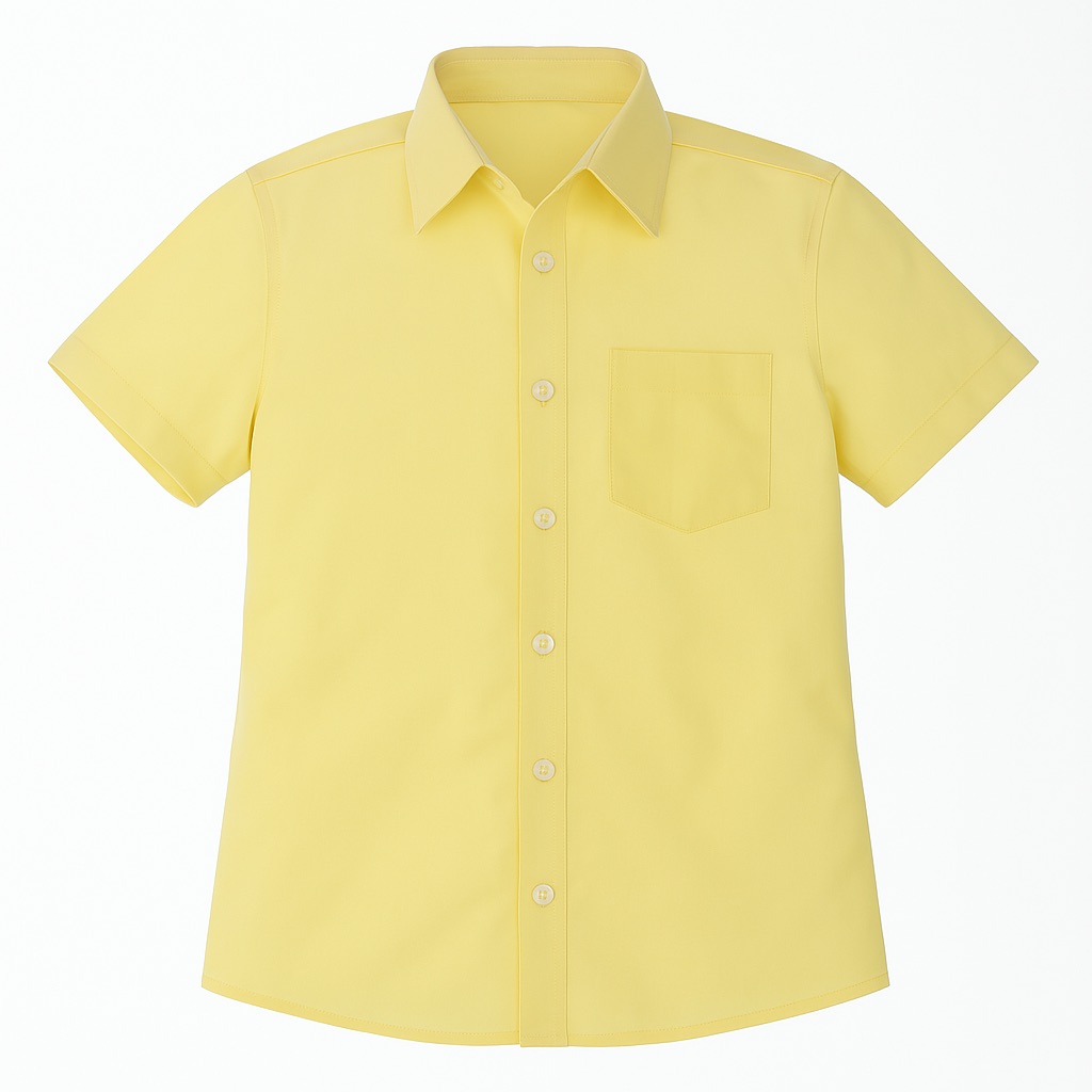 Foto 2 pulgar | Camisa Para Niño Chicos Olé 3687 Amarilla Manga Corta