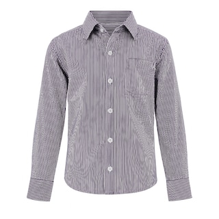 Foto 1 | Camisa Para Niño Chicos Olé 3677 Rayas Azul Marino Manga Larga