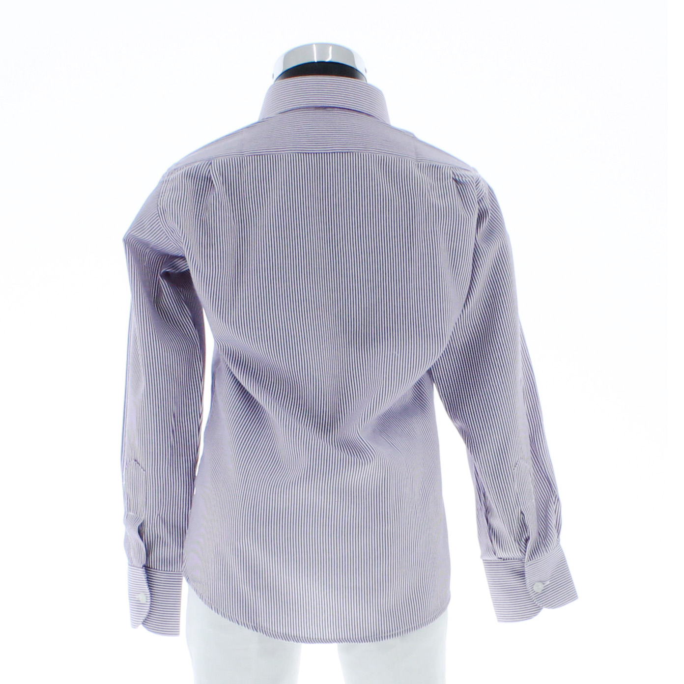 Foto 4 pulgar | Camisa Para Niño Chicos Olé 3677 Rayas Azul Marino Manga Larga