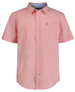 Foto 1 | Camisa Tommy Hilfiger Para Niños, Manga Corta, 8 Años, Ligera - Venta Internacional.