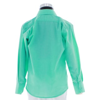 Foto 2 | Camisa Para Niño Chicos Olé 3613 Verde Manga Larga