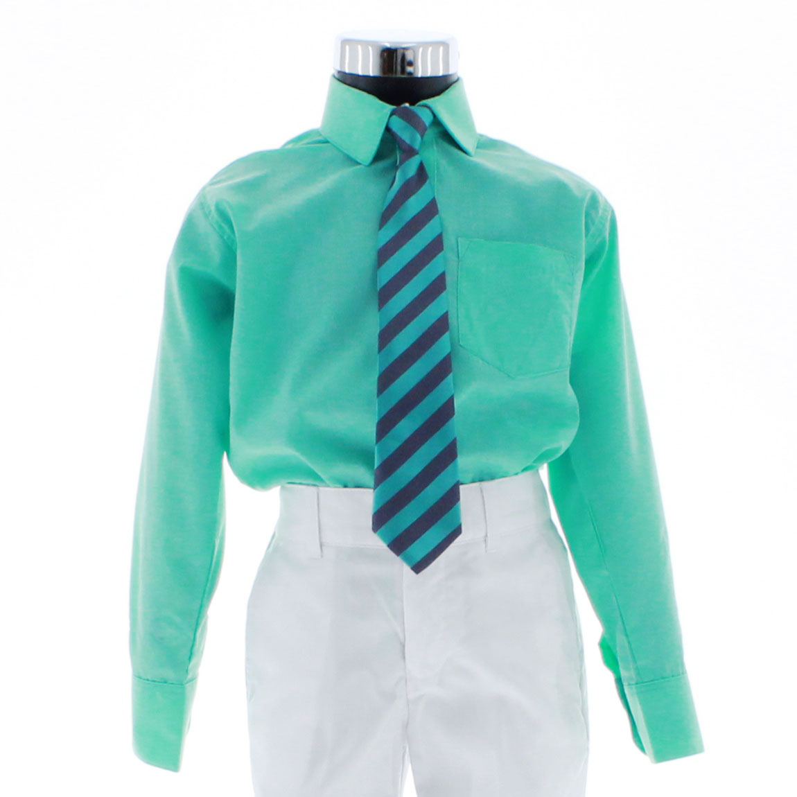 Foto 4 pulgar | Camisa Para Niño Chicos Olé 3613 Verde Manga Larga