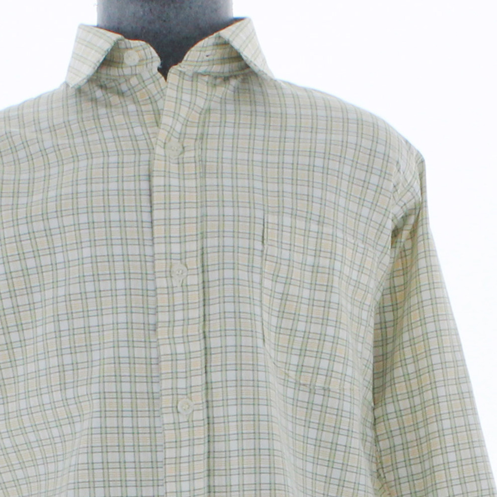 Foto 2 | Camisa Para Niño Chicos Olé 3675 Beige Cuadros Manga Larga