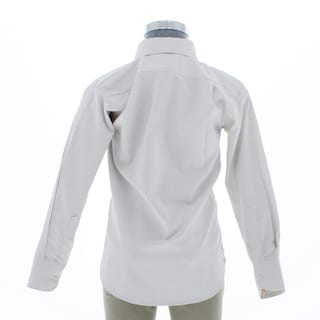 Foto 2 | Camisa Para Niño Chicos Olé 3672 Blanco Manga Larga