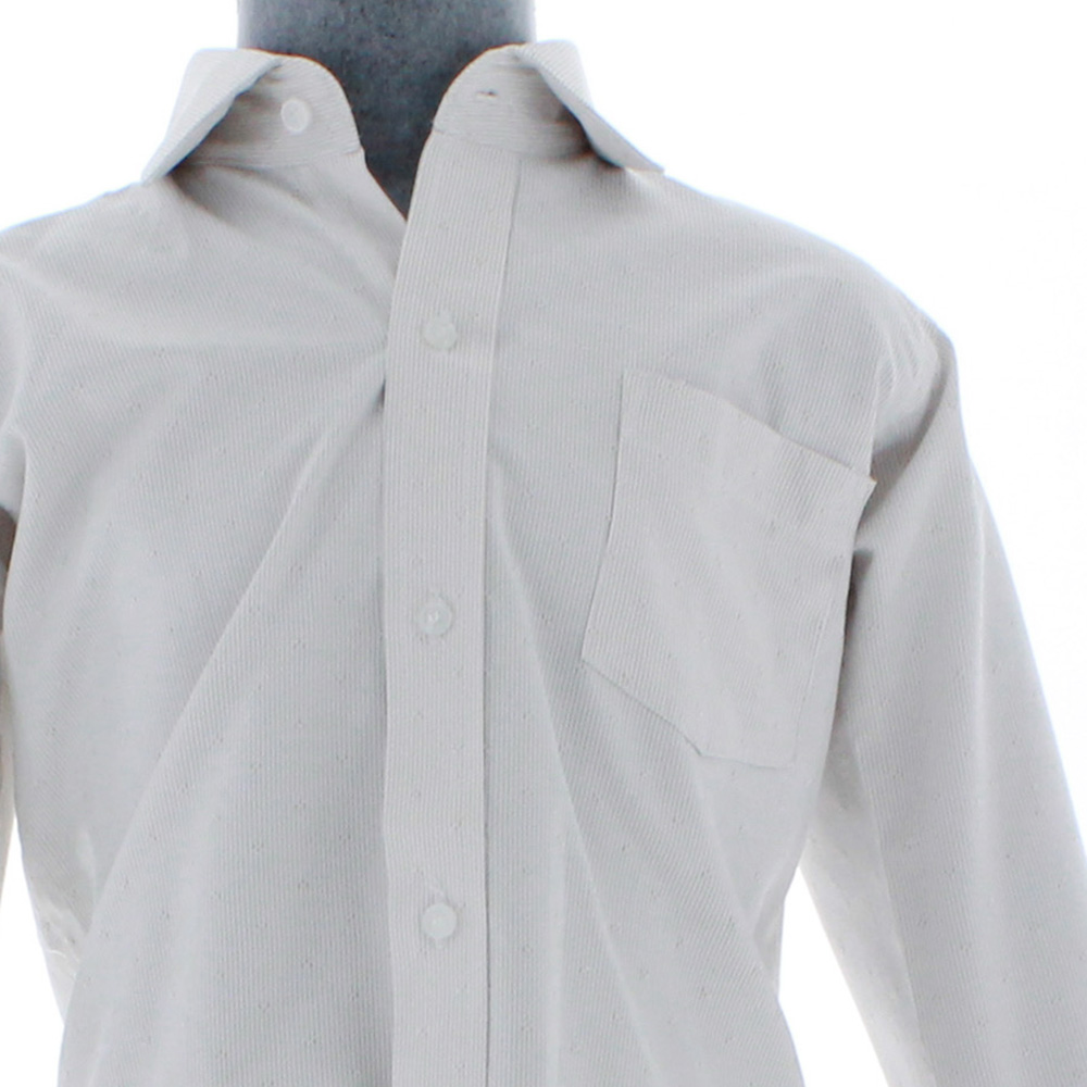 Foto 3 | Camisa Para Niño Chicos Olé 3672 Blanco Manga Larga