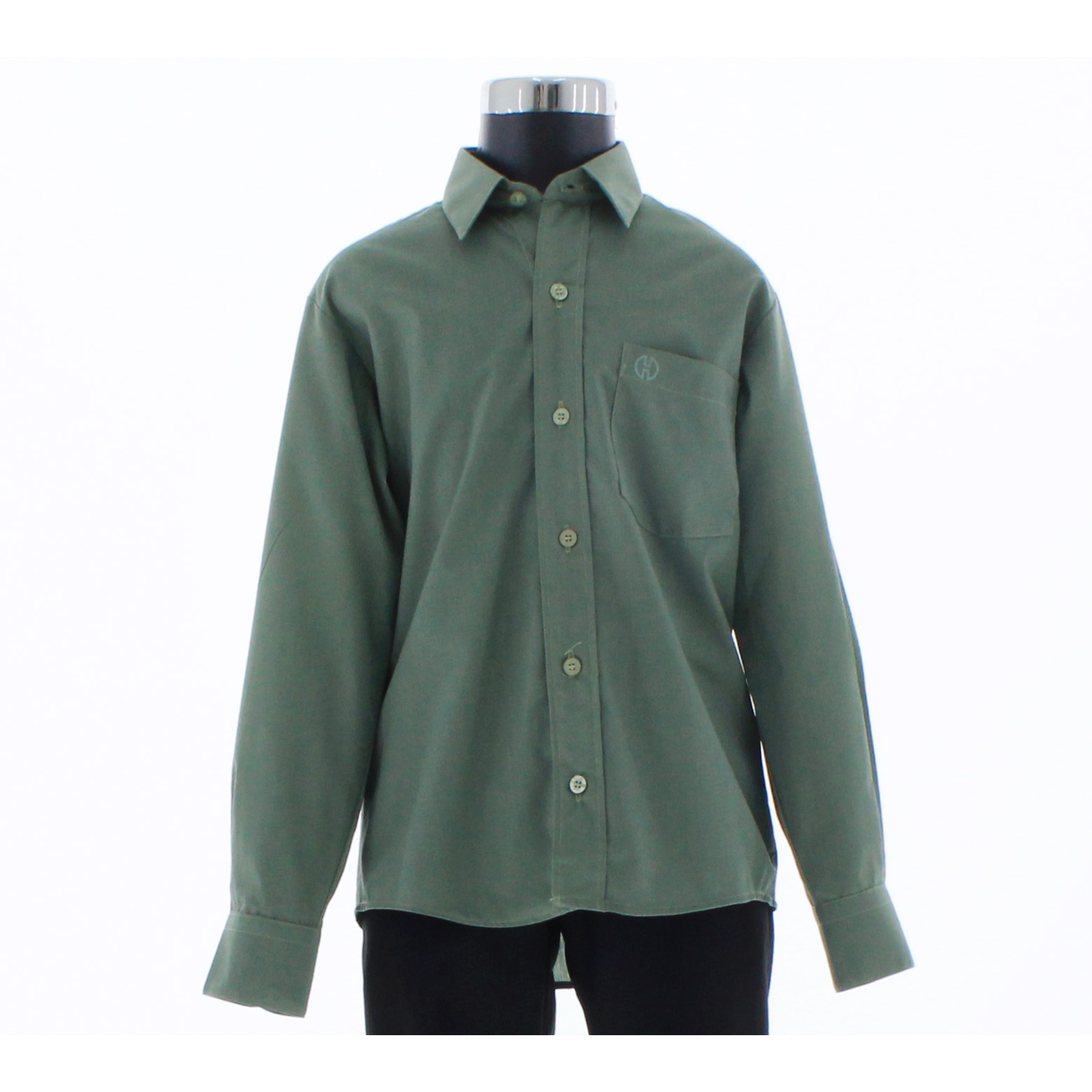 Foto 4 pulgar | Camisa Para Niño Chicos Olé 3572 Verde Manga Larga