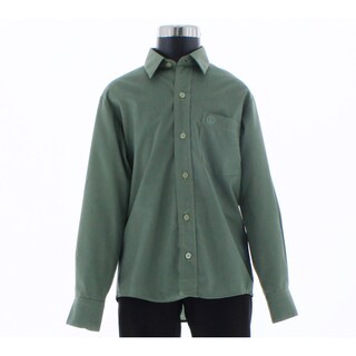 Foto 3 | Camisa Para Niño Chicos Olé 3572 Verde Manga Larga