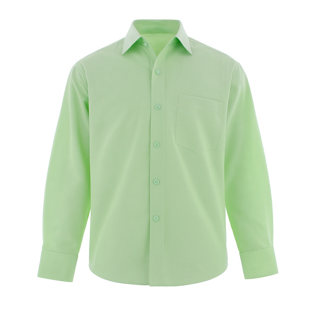 Foto 1 | Camisa Para Niño Chicos Olé 3615 Verde Manga Larga