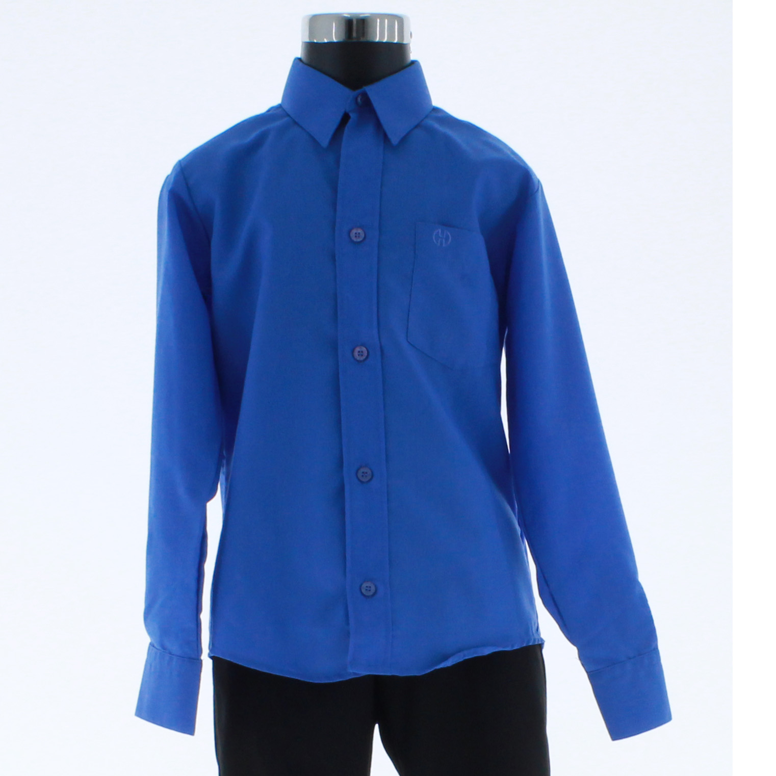 Foto 3 | Camisa Para Niño Chicos Olé 3611 Azul Manga Larga