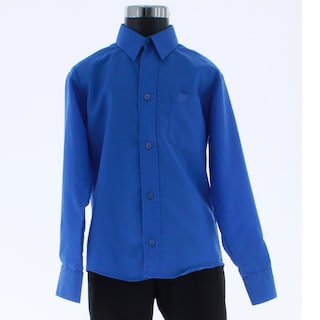 Foto 3 | Camisa Para Niño Chicos Olé 3611 Azul Manga Larga